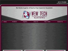 Tablet Screenshot of newtechsystems.com